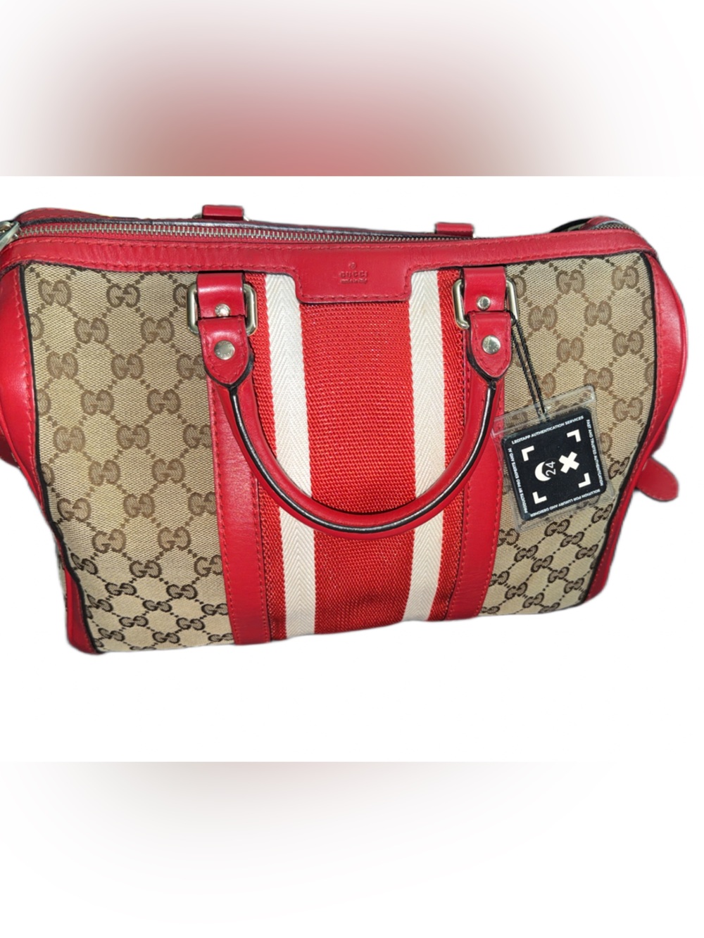 Gucci GG Canvas Boston bag